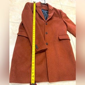 Topman peacoat size XL copper color.
